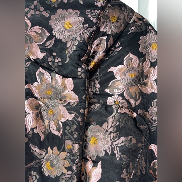 Free People Floral Jacquard Jacket Coat Medium - Picture 4 of 6